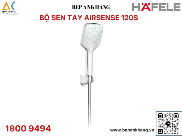 Bộ sen tay Hafele - AirSense 120S - 485.60.610